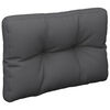 vidaXL Coussins de palette lot de 2 anthracite tissu