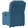 vidaXL Fauteuil inclinable bleu velours
