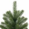 vidaXL Sapin de Noël artificiel Vert 210 cm PVC, PE et acier