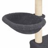 vidaXL Arbre &agrave; chat avec griffoirs en sisal Gris fonc&eacute; 83 cm
