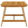 vidaXL Ensemble &agrave; manger de jardin 5 pcs Bois d'acacia solide