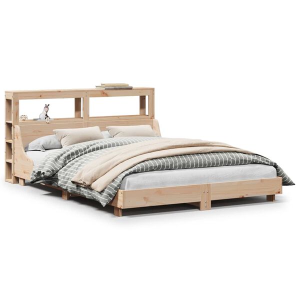 vidaXL Cadre de lit sans matelas 160x200 cm bois massif de pin