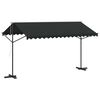 vidaXL Auvent sur pied 400 x 300 cm Anthracite