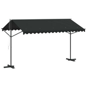 vidaXL Auvent sur pied 400 x 300 cm Anthracite