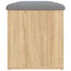 vidaXL Banc de rangement Ch&ecirc;ne Sonoma 82x42x45 cm Bois d'ing&eacute;nierie