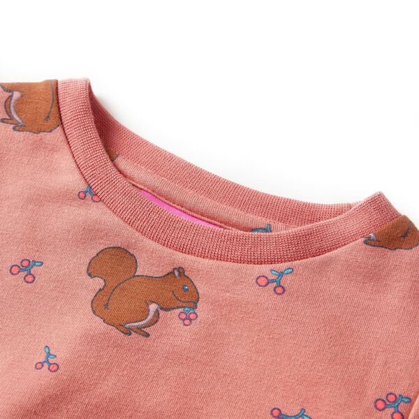 Robe pour enfants rose vieux 128