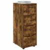 vidaXL Armoire de rangement Ch&ecirc;ne fum&eacute; 40 x 48 x 105 cm