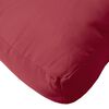 vidaXL Coussins de palette lot de 2 rouge bordeaux tissu oxford