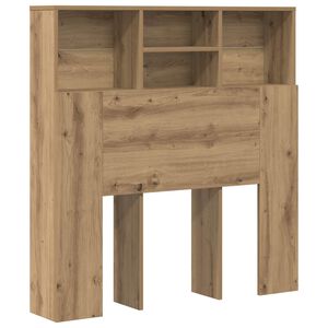 vidaXL Cabinet de T&ecirc;te de Lit Ch&ecirc;ne artisanal Bois d'ing&eacute;nierie