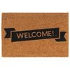 vidaXL Tapis de porte naturel 40x60 cm fibre de coco touffet&eacute;