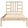 vidaXL Cadre de lit sans matelas 90x190 cm bois massif