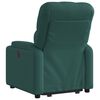 vidaXL Fauteuil inclinable vert fonc&eacute; tissu