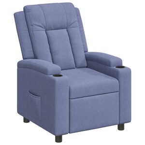 vidaXL Fauteuil inclinable Bleu denim 75 x 95 x 100 cm Tissu