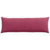 vidaXL Coussins de canapé 2 pcs Bordeaux 120 x 40 cm