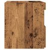 vidaXL Cabinet de chevet avec tiroir 2 pcs Bois ancien 50 x 40 x 45 cm