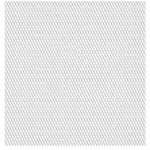 vidaXL Panneau de grillage de jardin Acier inox 50x50 cm 20x10x2 mm