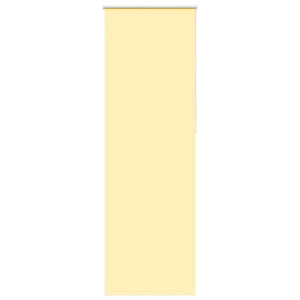 vidaXL Store enrouleur occultant jaune largeur du tissu 60,7 cm