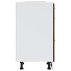 vidaXL Armoire de cuisine Porto chêne marron bois d'ingénierie
