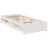vidaXL Lit de jour avec matelas blanc 90x190 cm bois de pin massif