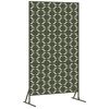 vidaXL &Eacute;cran de confidentialit&eacute; Olive 100 x 50 x 180 cm Acier