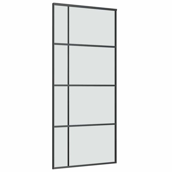 vidaXL Porte coulissante avec kit de quincaillerie 90x205 cm Verre ESG