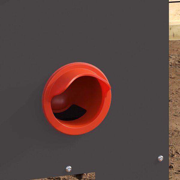 vidaXL Mangeoire pour poules 2 pcs Noir 40,5 x 25 x 38 cm