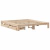 vidaXL Cadre de lit sans matelas 180x200 cm bois massif de pin