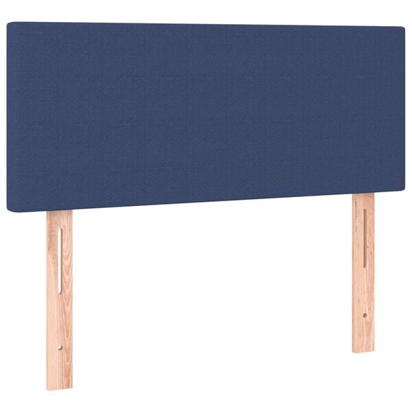 vidaXL T&ecirc;te de lit Bleu 80x5x78/88 cm Tissu