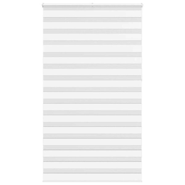 vidaXL Store zèbre blanc 125x230 cm largeur du tissu 120,9cm polyester