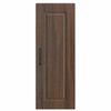 vidaXL Armoire de cuisine avec porte 2 pcs Ch&ecirc;ne brun 30 x 31 x 80 cm