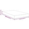 vidaXL Matelas de Lit avec matelas Sauge 120 x 200 cm tissu