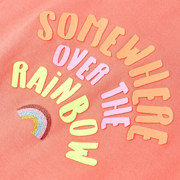 T-shirt pour enfants corail 128