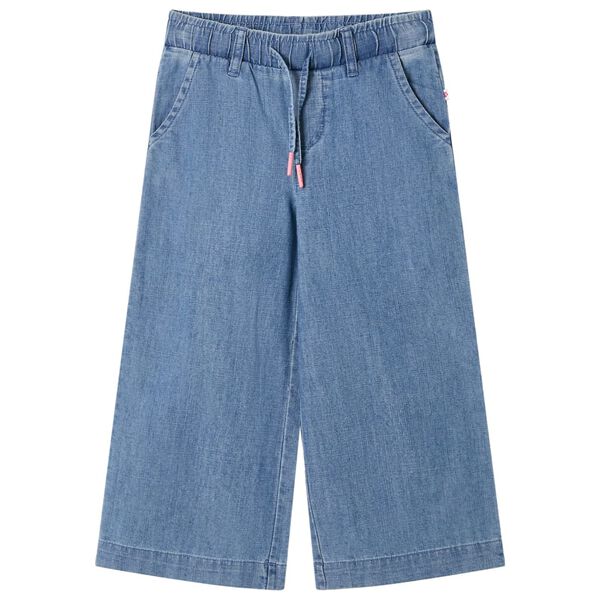 Pantalons pour enfants bleu denim 140