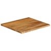 vidaXL Dessus de table &agrave; bord vivant 40x40x3,8 cm bois massif manguier