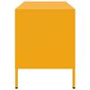 vidaXL Meubles TV 2 pcs jaune moutarde 68x39x50,5 cm acier