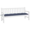vidaXL Coussin de banc de jardin bleu marine 180x50x7 cm tissu oxford