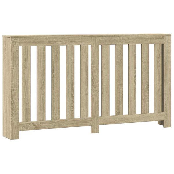 vidaXL Cache-radiateur ch&ecirc;ne sonoma 149x20x82 cm bois d'ing&eacute;nierie