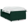 vidaXL Sommier &agrave; lattes de lit avec matelas vert fonc&eacute; 120x190 cm