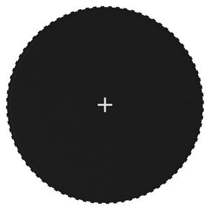 vidaXL Tapis de saut Tissu Noir pour trampoline rond de 4,27 m