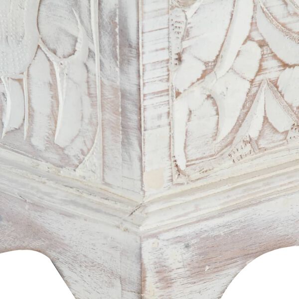 vidaXL Bo&icirc;te de rangement 58x40x40 cm Bois d'acacia solide