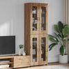 vidaXL Haut Armoire Ch&ecirc;ne artisanal 60 x 35 x 182 cm Bois d'ing&eacute;nierie