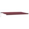 vidaXL Auvent r&eacute;tractable automatique bordeaux 600x300 cm