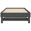 vidaXL Lit coulissant sans matelas gris 2x(90x190) cm