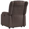 vidaXL Fauteuil inclinable marron similicuir