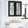 vidaXL Armoire suspendue Ch&ecirc;ne noir 80 x 31 x 80 cm Bois d'ing&eacute;nierie
