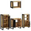 vidaXL Ensemble de mobilier de salle de bain avec tiroir 4 pcs