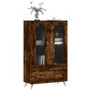 vidaXL Buffet haut ch&ecirc;ne fum&eacute; 69,5x31x115 cm bois d'ing&eacute;nierie