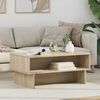 vidaXL Table basse Ch&ecirc;ne Sonoma 80 x 46 x 35 cm Bois d'ing&eacute;nierie