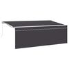 vidaXL Auvent r&eacute;tractable Cr&egrave;me 350 x 200 cm Polyester et Aluminium