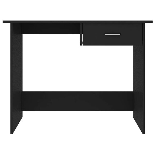 vidaXL Bureau Noir 100x50x76 cm Bois d&rsquo;ing&eacute;nierie